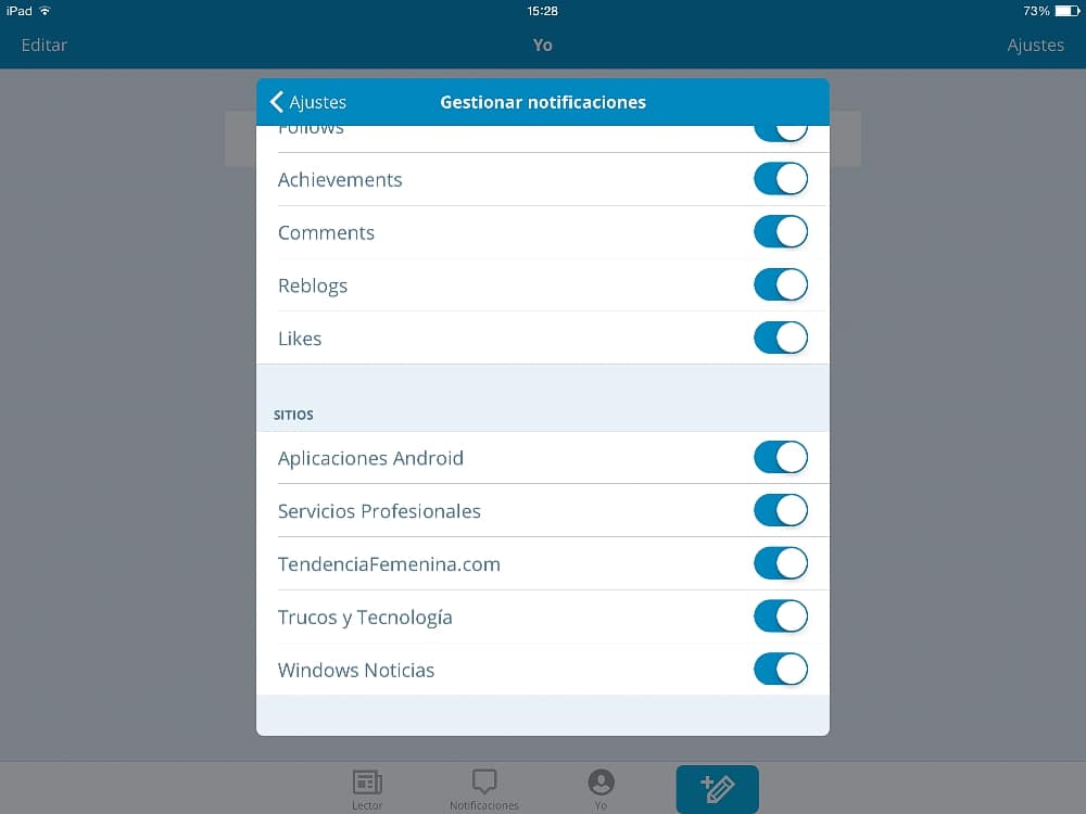 Wordpress en el iPad 13